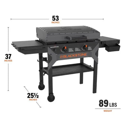 Blackstone 28 Inch Dual Side Shelve Propane Griddle with Omnivore Technology