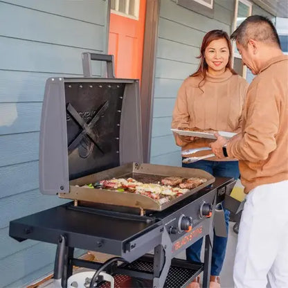 Blackstone 28 Inch Dual Side Shelve Propane Griddle with Omnivore Technology