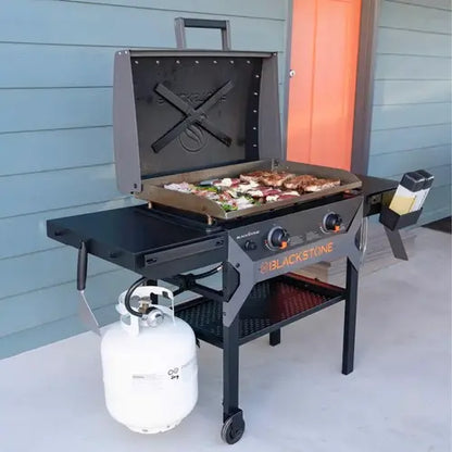 Blackstone 28 Inch Dual Side Shelve Propane Griddle with Omnivore Technology