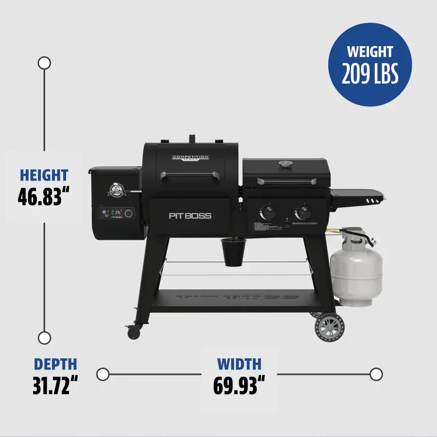 Pit Boss Competition Series Pellet Grill & Gas Griddle Combo